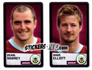 Sticker Dean Marney / Wade Elliott - NPower Championship 2010-2011 n. 40 - Panini