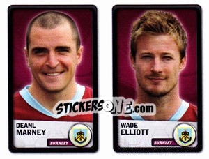 Sticker Dean Marney / Wade Elliott - NPower Championship 2010-2011 - Panini