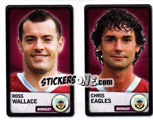 Sticker Ross Wallace / Chris Eagles - NPower Championship 2010-2011 - Panini