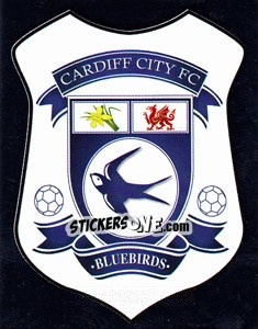 Sticker Cardiff City Club Badge - NPower Championship 2010-2011 - Panini