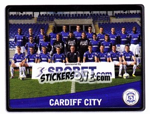 Figurina Cardiff City Team - NPower Championship 2010-2011 - Panini