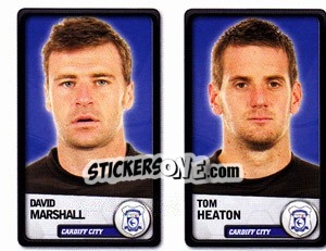 Sticker David Marshall / Tom Heaton - NPower Championship 2010-2011 n. 51 - Panini