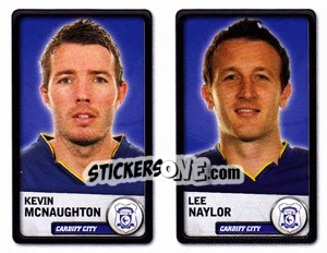 Sticker Kevin McNaughton / Lee Naylor - NPower Championship 2010-2011 n. 52 - Panini