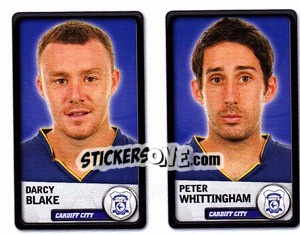 Sticker Darcy Blake / Peter Whittingham - NPower Championship 2010-2011 n. 54 - Panini