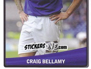 Sticker Craig Bellamy - NPower Championship 2010-2011 n. 62 - Panini
