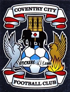 Sticker Coventry City Club Badge - NPower Championship 2010-2011 - Panini