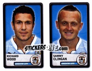 Sticker Richard Wood / sammy Clingan - NPower Championship 2010-2011 n. 68 - Panini