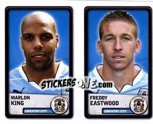 Sticker Marlon King / Freddy Eastwood - NPower Championship 2010-2011 n. 74 - Panini