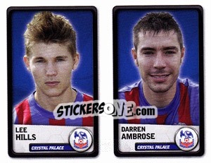 Sticker Lee Hills / Darren Ambrose - NPower Championship 2010-2011 n. 84 - Panini