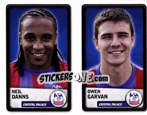 Sticker Neil Danns / Owen Garvan - NPower Championship 2010-2011 n. 85 - Panini