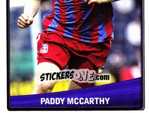 Sticker Paddy McCarthy - NPower Championship 2010-2011 - Panini