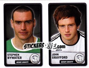 Sticker Stephen Bywater / John Brayford - NPower Championship 2010-2011 - Panini