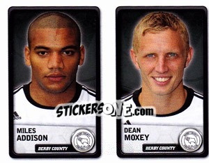 Sticker Miles Addison / Dean Moxey - NPower Championship 2010-2011 n. 107 - Panini
