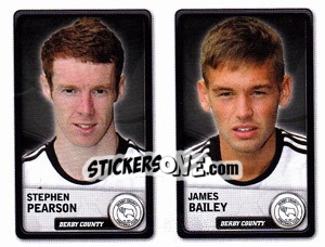 Cromo Stephen Pearson / James Bailey - NPower Championship 2010-2011 n. 109 - Panini