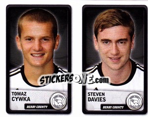 Sticker Tomaz Cywka / Steven Davies - NPower Championship 2010-2011 n. 112 - Panini