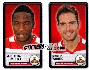 Sticker Mustapha Dumbuya / martin Woods - NPower Championship 2010-2011 - Panini