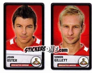 Figurina John Oster / Simon Gillett - NPower Championship 2010-2011 - Panini