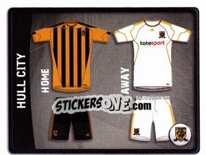 Sticker Hull City Kit - NPower Championship 2010-2011 - Panini