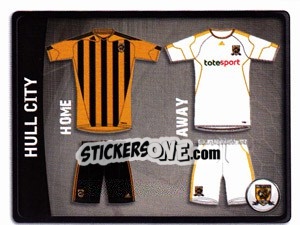 Sticker Hull City Kit - NPower Championship 2010-2011 n. 132 - Panini