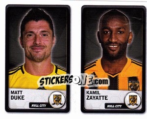Figurina Matt Duke / Kamil Zayatte - NPower Championship 2010-2011 n. 134 - Panini