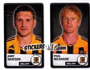 Sticker Andy Dawson / Paul McShane - NPower Championship 2010-2011 n. 135 - Panini