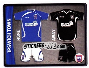 Sticker Ipswich Town Kit - NPower Championship 2010-2011 n. 147 - Panini