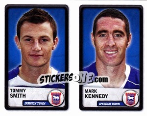 Sticker Tommy Smith / Mark Kennedy - NPower Championship 2010-2011 - Panini