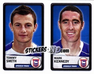 Cromo Tommy Smith / Mark Kennedy - NPower Championship 2010-2011 - Panini