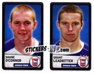 Sticker Shane O`Connor / Grant Leadbitter - NPower Championship 2010-2011 n. 153 - Panini