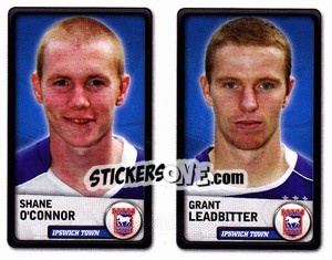 Cromo Shane O`Connor / Grant Leadbitter - NPower Championship 2010-2011 - Panini