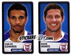 Sticker Carlos Edwards / David Norris