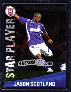 Sticker Jason Scotland - NPower Championship 2010-2011 n. 156 - Panini