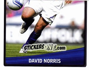 Sticker David Norris - NPower Championship 2010-2011 n. 160 - Panini