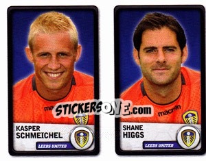 Sticker Kasper Schmeichel / Shane Higgs - NPower Championship 2010-2011 n. 164 - Panini