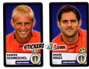 Cromo Kasper Schmeichel / Shane Higgs - NPower Championship 2010-2011 - Panini