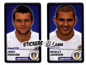 Sticker Jonny Howson / bradley Johnson - NPower Championship 2010-2011 - Panini