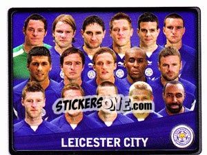 Figurina Leicester City Team - NPower Championship 2010-2011 - Panini