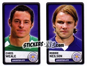 Sticker Chris Weale / Robbie Neilson - NPower Championship 2010-2011 n. 179 - Panini