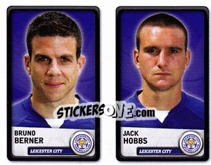Sticker Bruno Berner / Jack Hobbs - NPower Championship 2010-2011 n. 181 - Panini