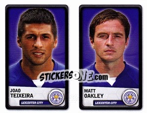 Sticker Joao Teixeira / Matt Oakley - NPower Championship 2010-2011 n. 182 - Panini