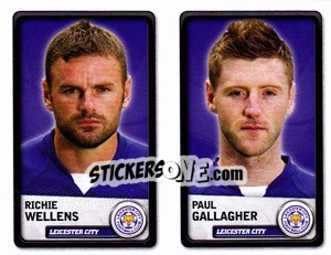 Sticker Richie Wellens / Paul Gallagher - NPower Championship 2010-2011 - Panini