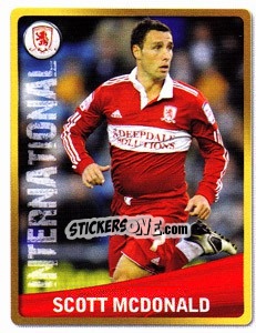 Figurina Scott McDonald - NPower Championship 2010-2011 - Panini