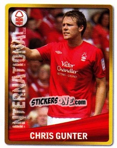 Sticker Chris Gunter - NPower Championship 2010-2011 n. 198 - Panini