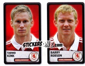 Sticker Tarmo Kink / Barry Robson - NPower Championship 2010-2011 n. 206 - Panini