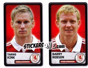 Cromo Tarmo Kink / Barry Robson - NPower Championship 2010-2011 - Panini