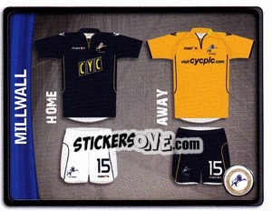 Sticker Millwall Kit - NPower Championship 2010-2011 - Panini