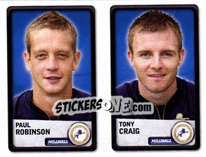 Sticker Paul Robinson / Tony Craig