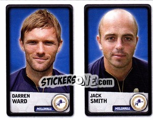 Sticker Darren Ward / Jack Smith - NPower Championship 2010-2011 n. 220 - Panini