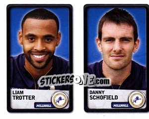 Figurina Liam Trotter / Danny Schofield - NPower Championship 2010-2011 - Panini