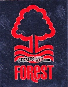 Sticker Nottingham Forest Club Badge - NPower Championship 2010-2011 - Panini